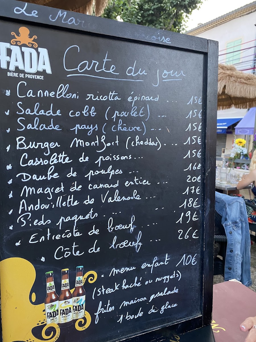 Menu Le Marie - Francoise-3